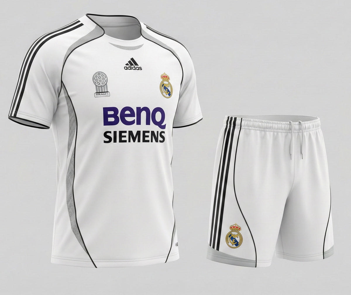 Real Madrid Home 2006/2007 Kids Kit (New) - Size 16