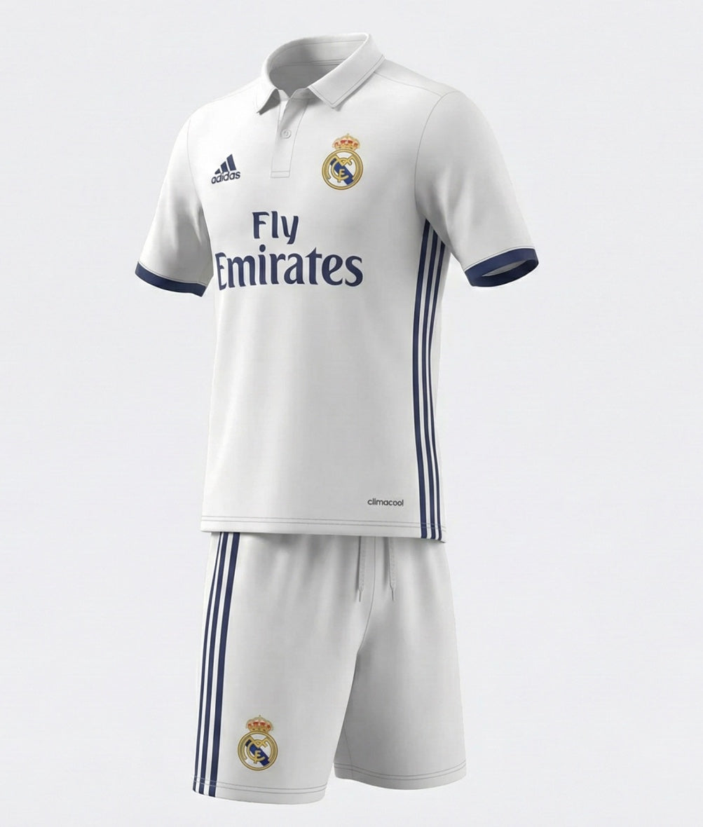 Real Madrid Home 2016/2017 Kids Kit (New) - Size 24