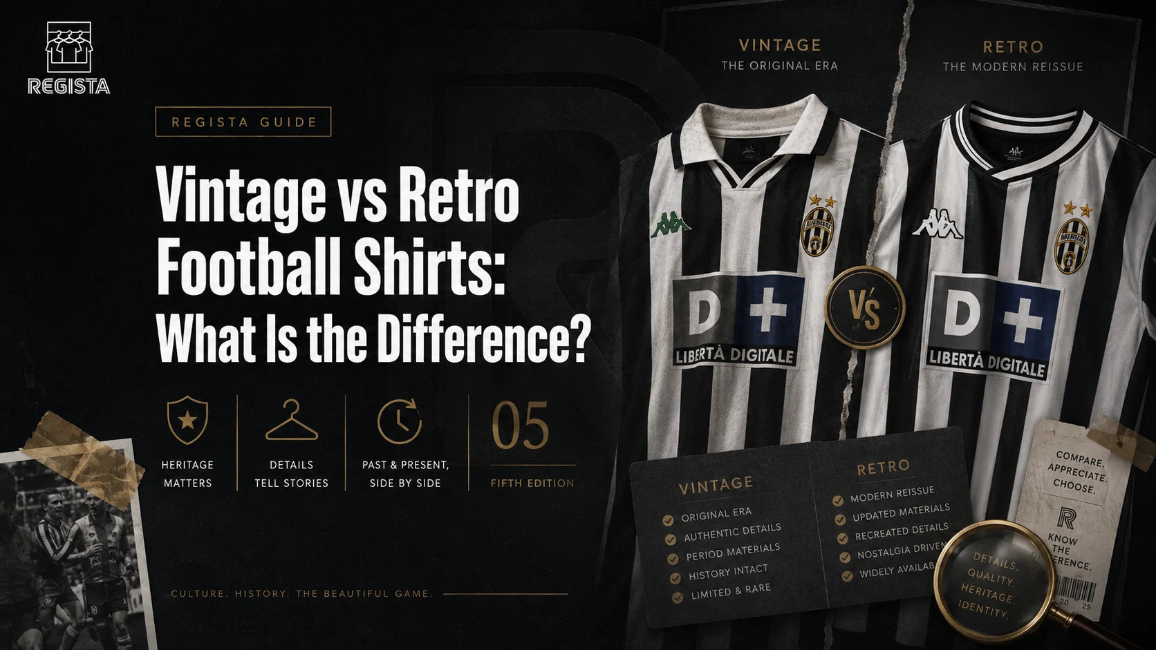 Vintage vs Retro Football Shirts: What Is the Difference?