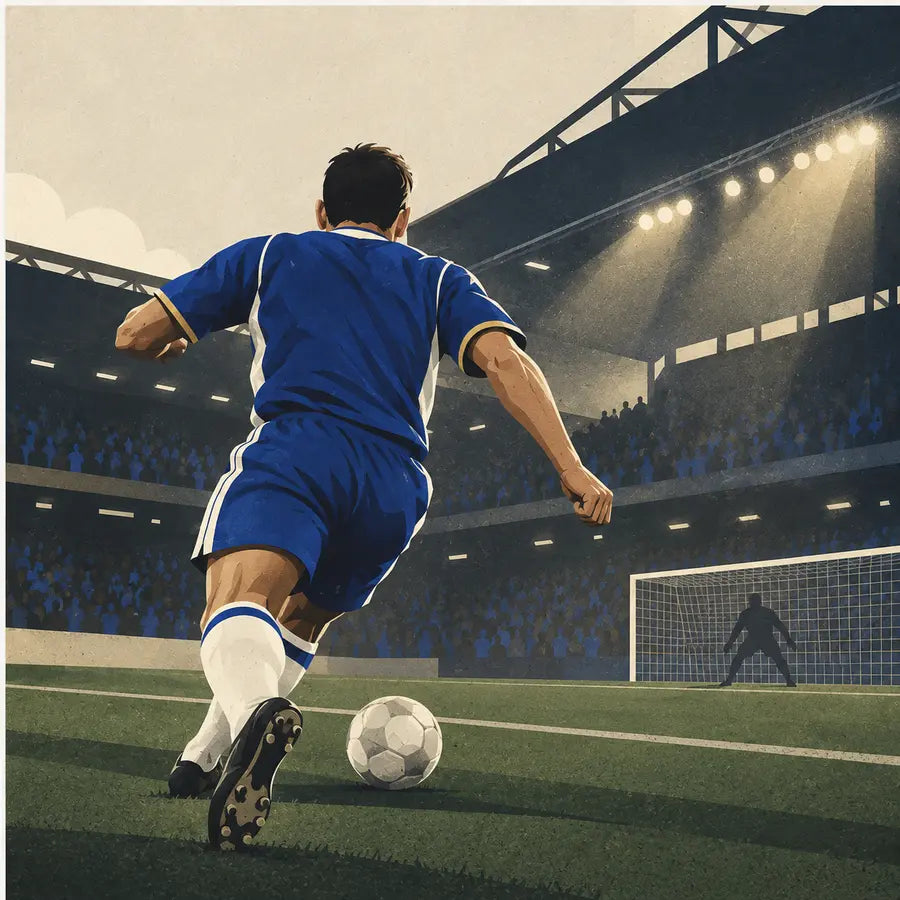 Lampard Shirts editorial illustration for Chelsea