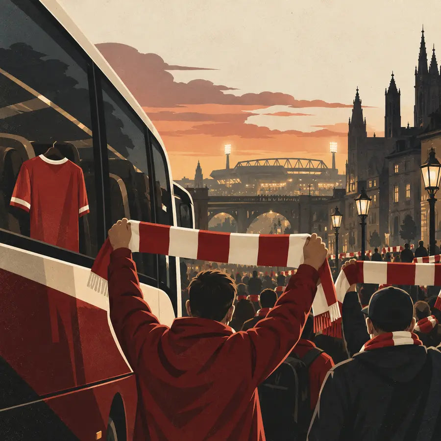 Liverpool European Shirts editorial illustration for Liverpool